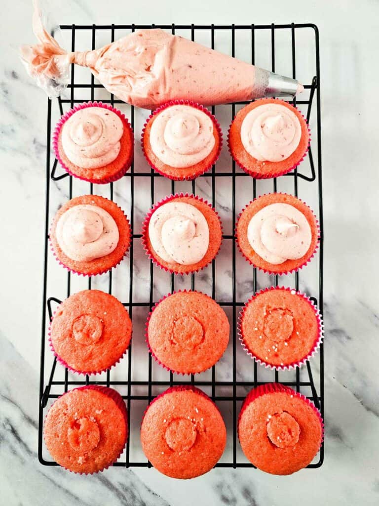 Add A Fun Surprise To Your Strawberry Cupcakes
