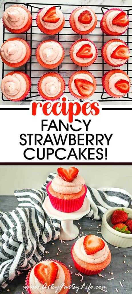 Add A Fun Surprise To Your Strawberry Cupcakes