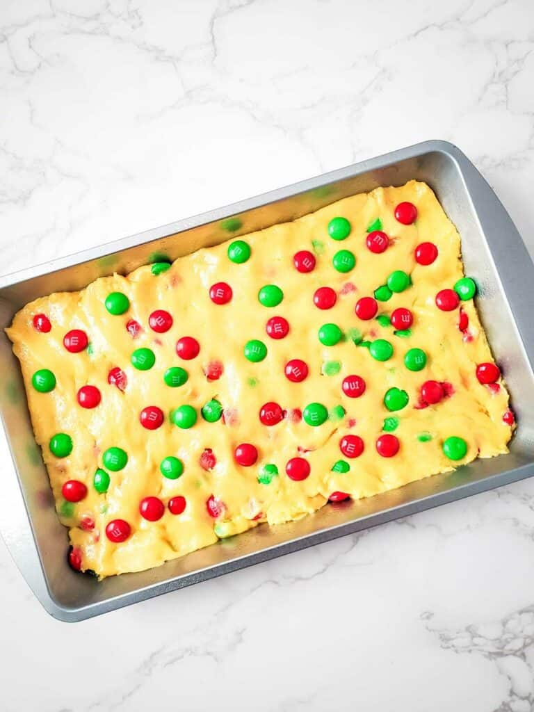 Super Simple Christmas Cake Mix Cookie Bars
