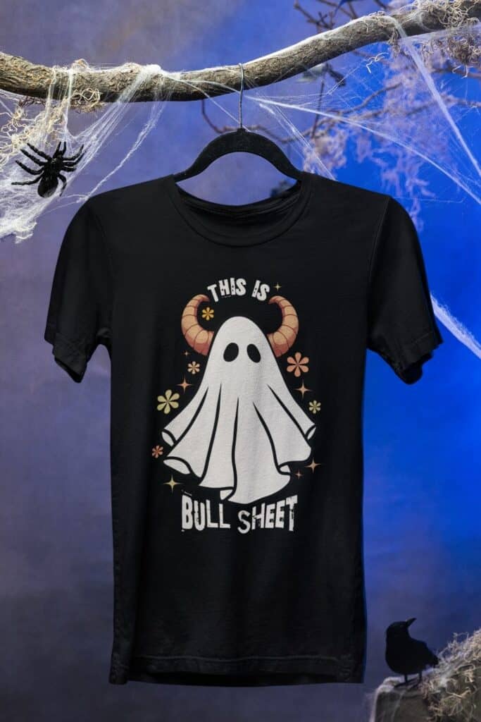 This Is Bull Sheet - Funny Halloween Tshirt For Women