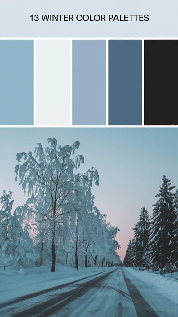 Winter Blues Color Palette