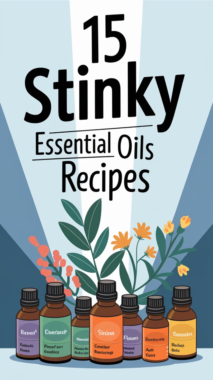 15 Stinky Essential Oils Recipes