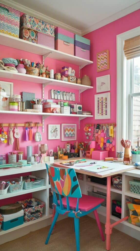 Boho Craft Room on a Budget: DIY Projects