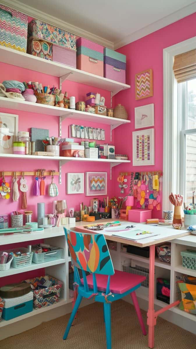 23 Small Craft Room Ideas Aesthetic – Artsy Fartsy Life