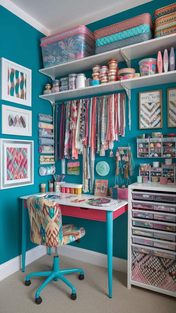 23 Small Craft Room Ideas Aesthetic – Artsy Fartsy Life