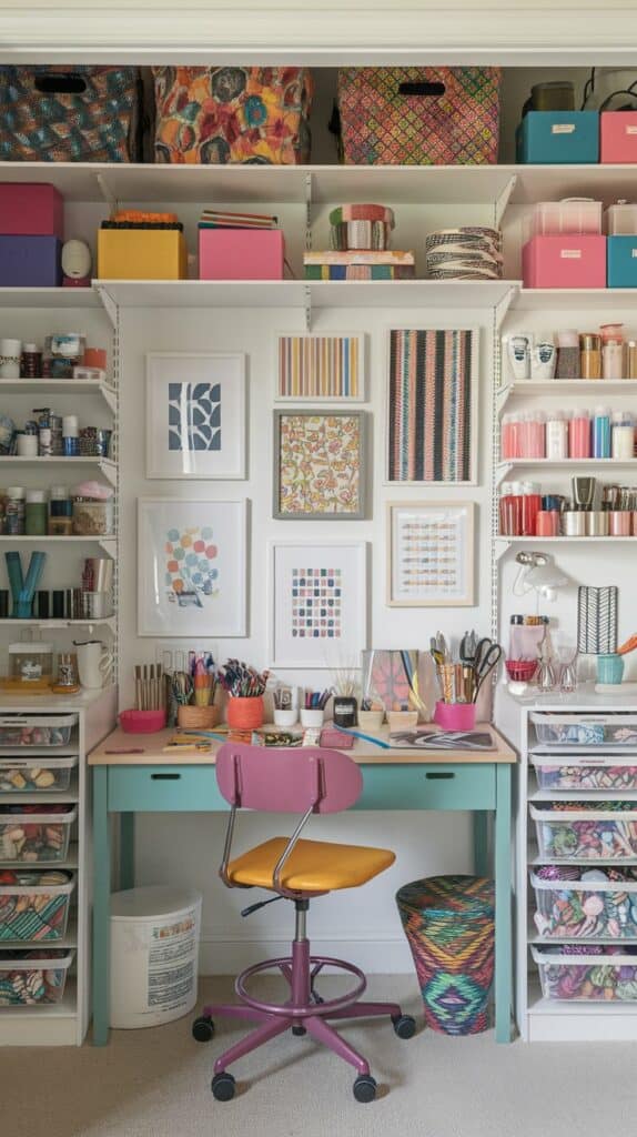 Beautiful Small Craft Room Aesthetic Ideas