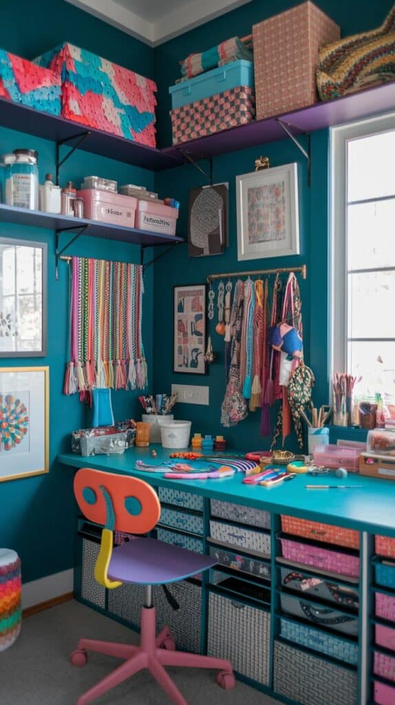 Boho Craft Room Organization Hacks