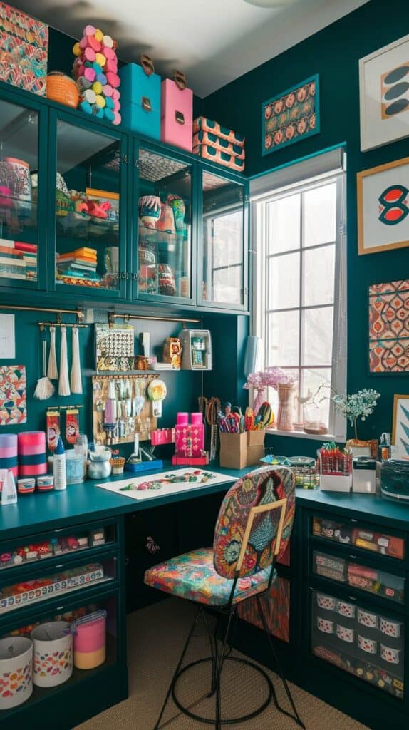 Lighting Ideas for a Boho Craft Room