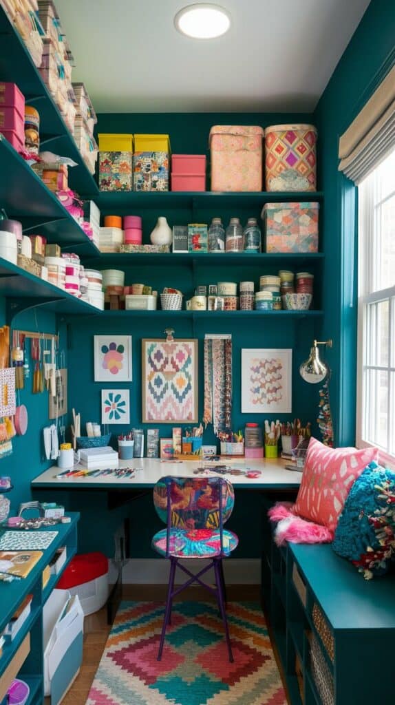 Boho Craft Room Inspiration: Small Spaces, Big Style