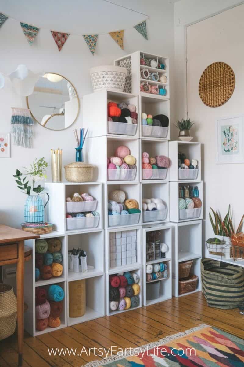 16 Ikea Craft Room Aesthetic and Inspiration · Artsy Fartsy Life