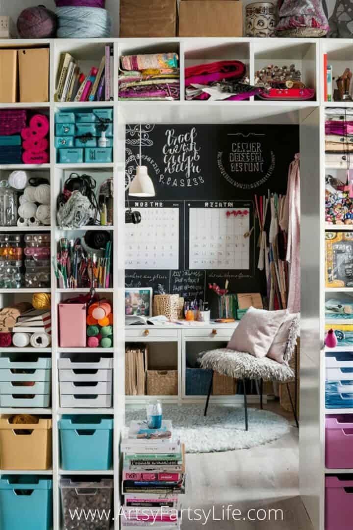 16 Ikea Craft Room Aesthetic and Inspiration · Artsy Fartsy Life
