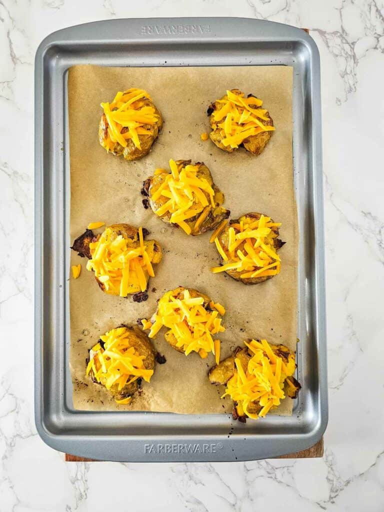 Loaded Smashed Potatoes - Appetizer Recipe
