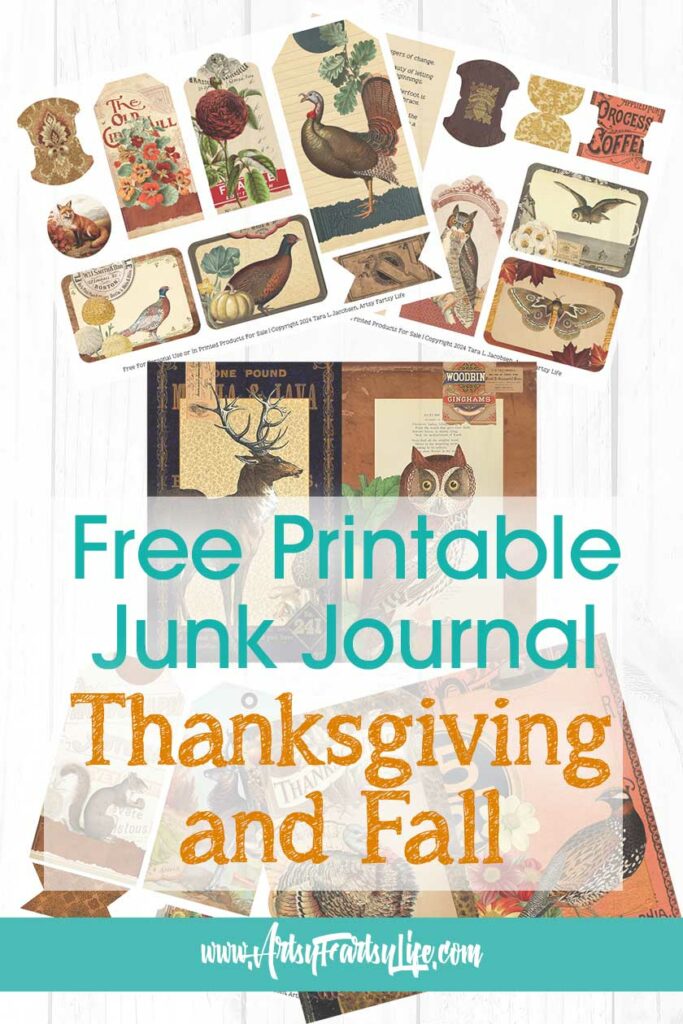 Thanksgiving and Fall Junk Journal - Free Printable
