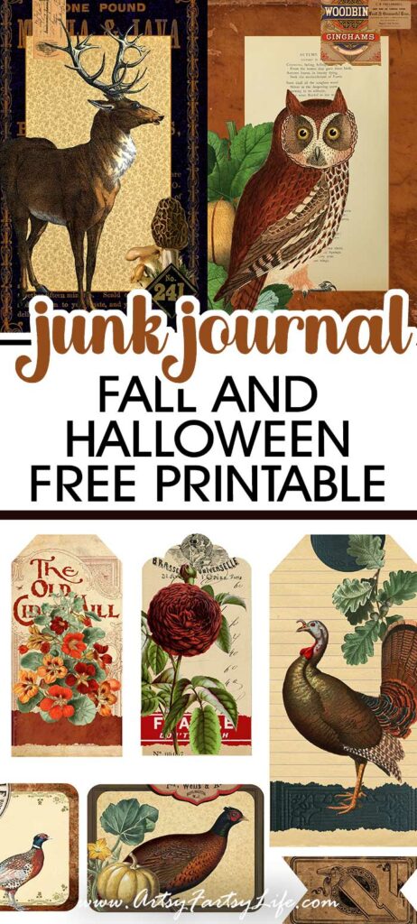 Thanksgiving and Fall Junk Journal - Free Printable