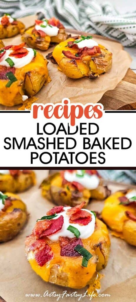 Loaded Smashed Potatoes - Appetizer Recipe