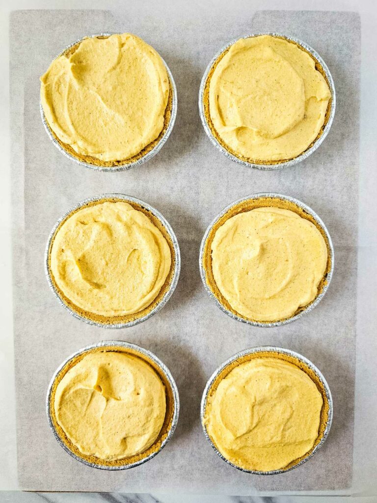 No Bake Mini Pumpkin Pies With Marshmallow