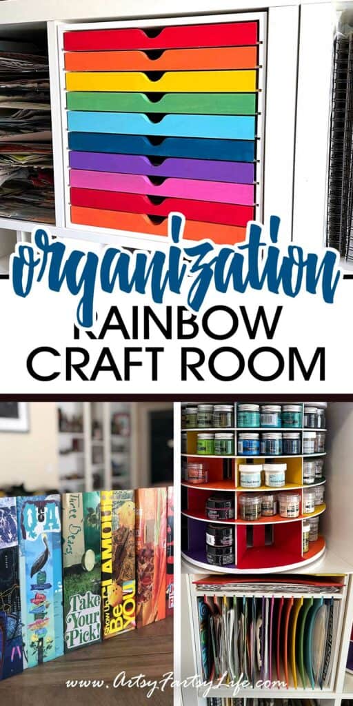 5 Fun and Creative Rainbow Craft Room Organization Ideas
