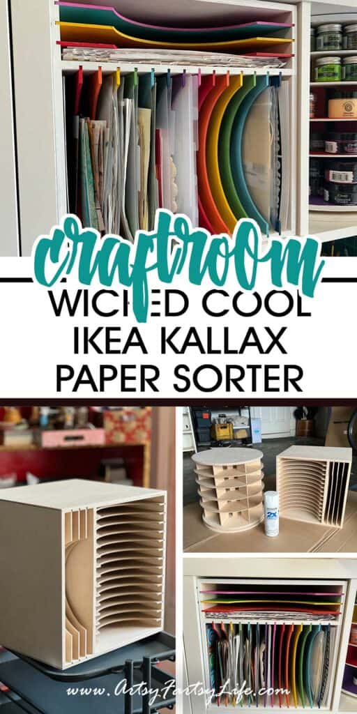 Wicked Cool Ikea Kallax Paper Sorter