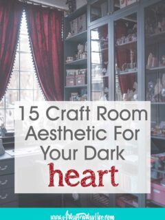 27 Craft Room Ideas Aesthetic For Your Dark Heart