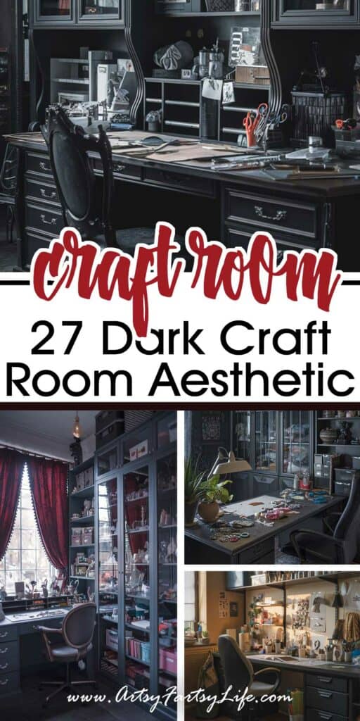 27 Craft Room Ideas Aesthetic For Your Dark Heart
