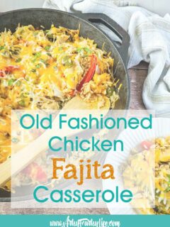 Old-Fashioned Chicken Fajita Casserole: A One-Pan Wonder!