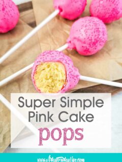 Super Simple Pink Cake Pops! Starbucks Dupe