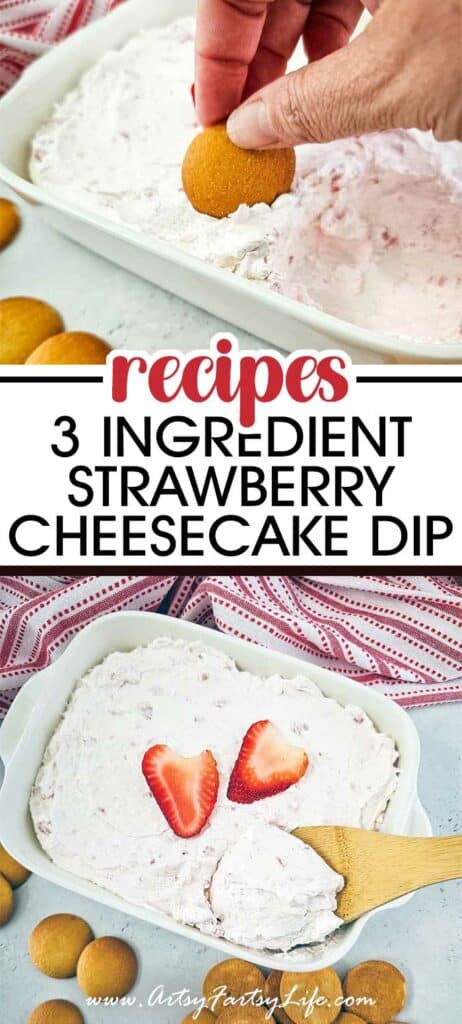 3-Ingredient Strawberry Cheesecake Dip