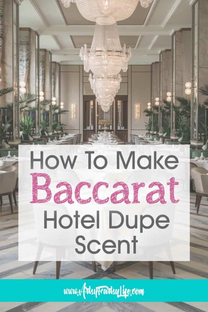 How To Make Baccarat Hotel Scent With Essential Oils