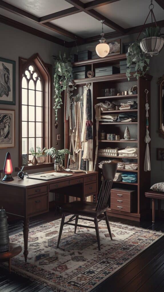 27 Dark and Cozy Craft Room Ideas to Fuel Your Creativity