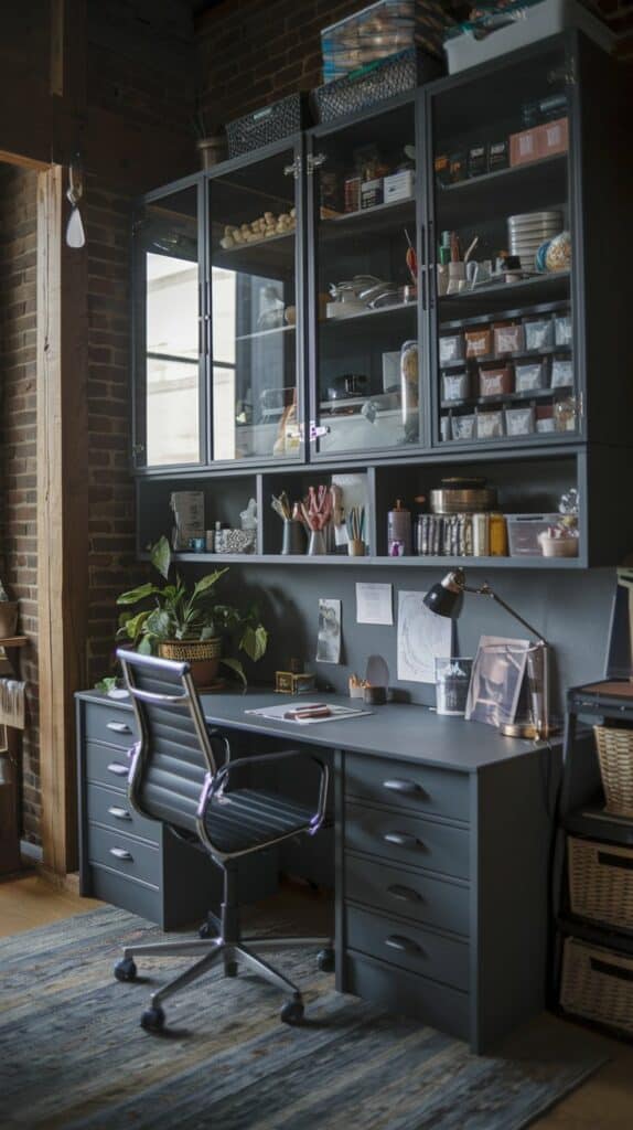 27 Aesthetic Craft Room Ideas for Your Cozy Dark Heart