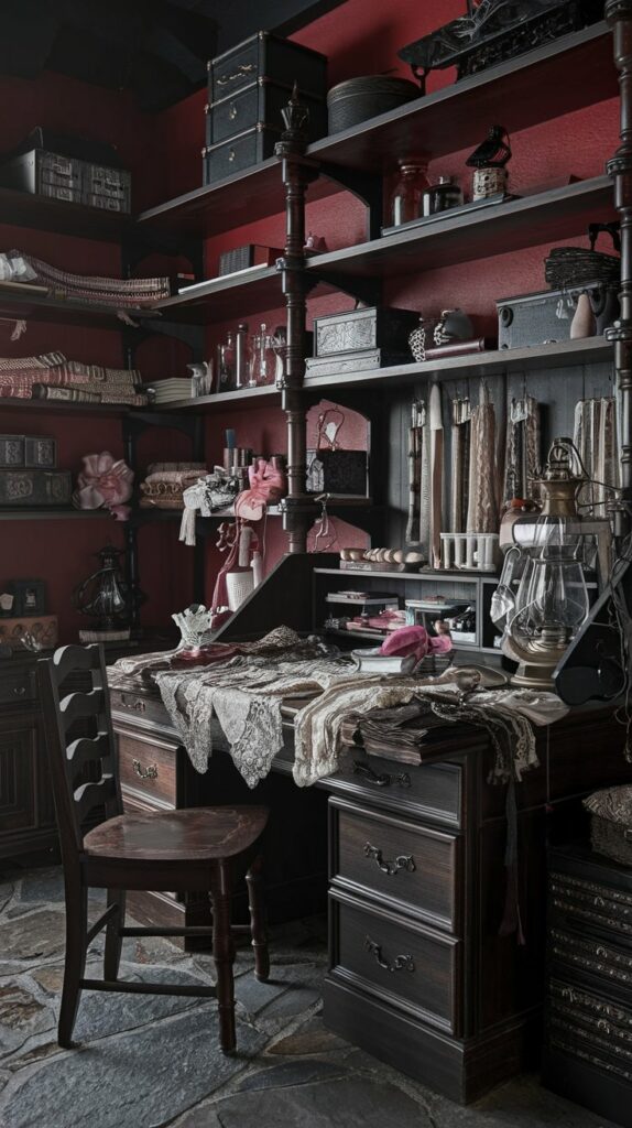 27 Small Craft Room Ideas That Feel Like a Gothic Dream