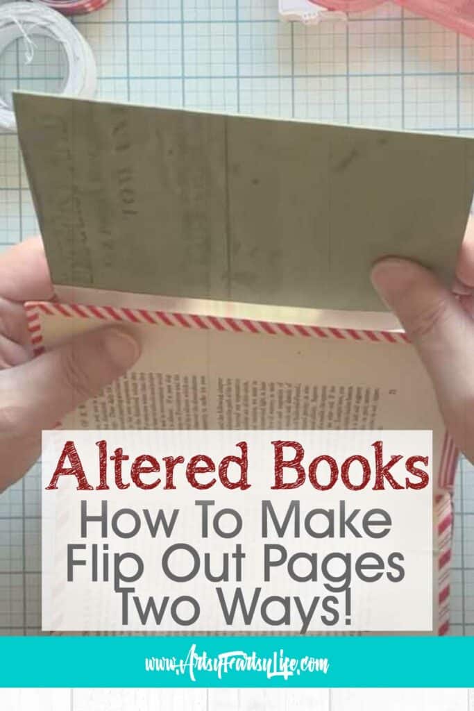 How To Make Flip Out Pages In An Altered Book