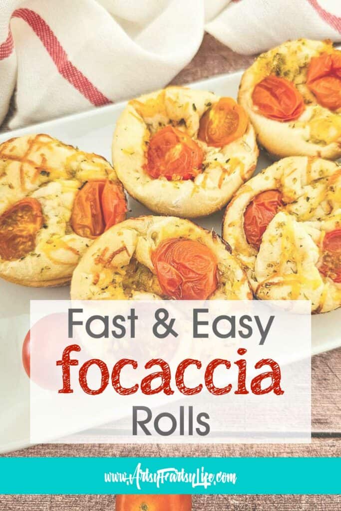 Easy Cheesy Focaccia Rolls