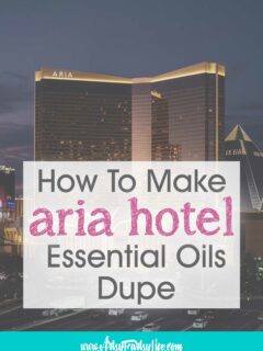 How To Make Aria Hotel Scent Dupe With Essential Oils