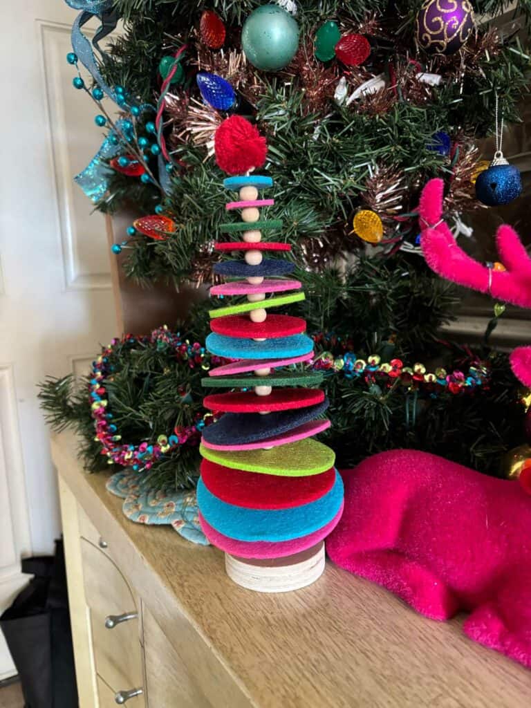 Festive Felt Colorful Christmas Tree - Eclectic Home Decor
