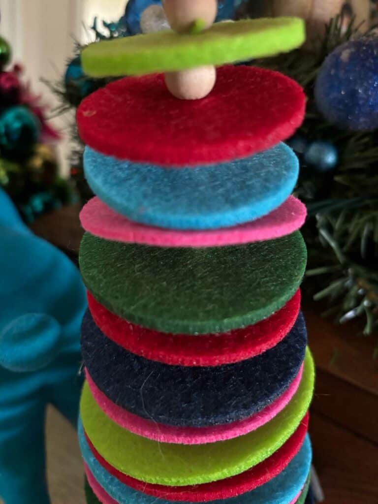 Festive Felt Colorful Christmas Tree - Eclectic Home Decor
