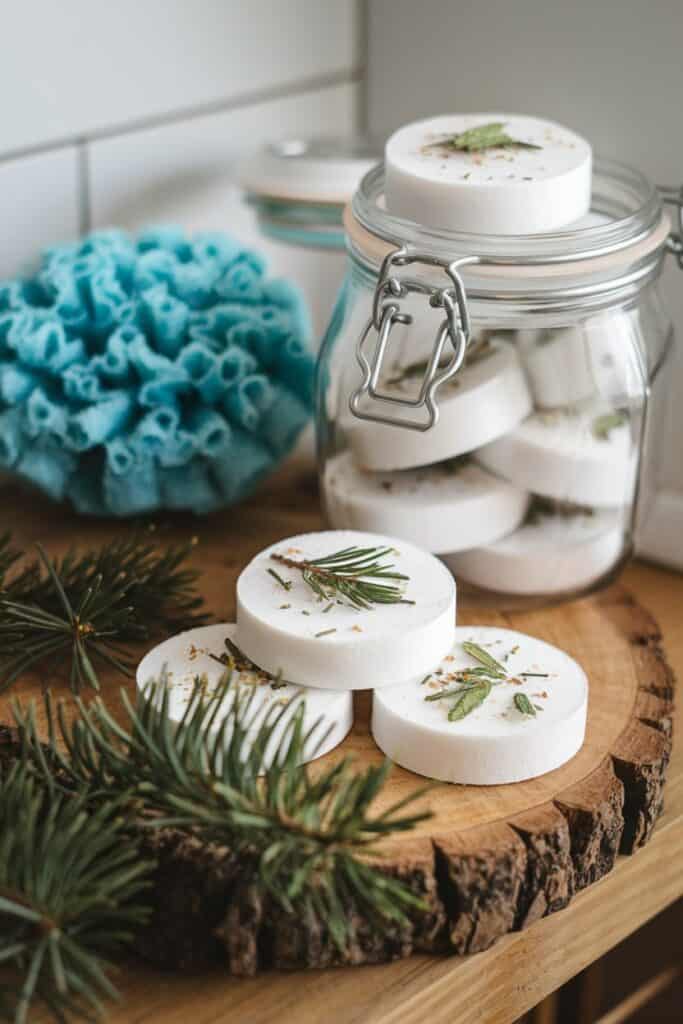 How to Make DIY Pine and Peppermint Shower Steamers: Refresh and Revitalize Your Winter Mornings
