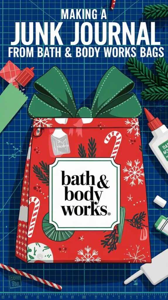 Making a Junk Journal from Bath & Body Works Bags