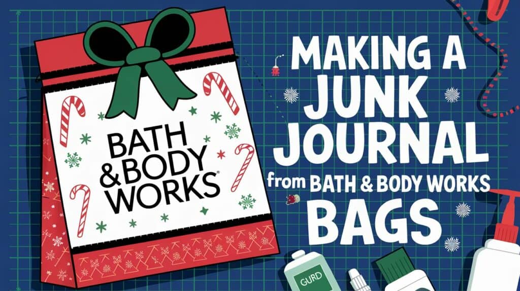 Making a Junk Journal from Bath & Body Works Bags