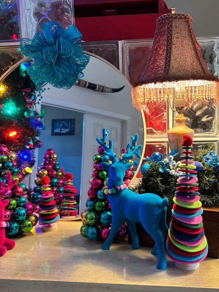 Maximalist Eclectic Christmas: My Colorful Decorations and Budget-Friendly Tips
