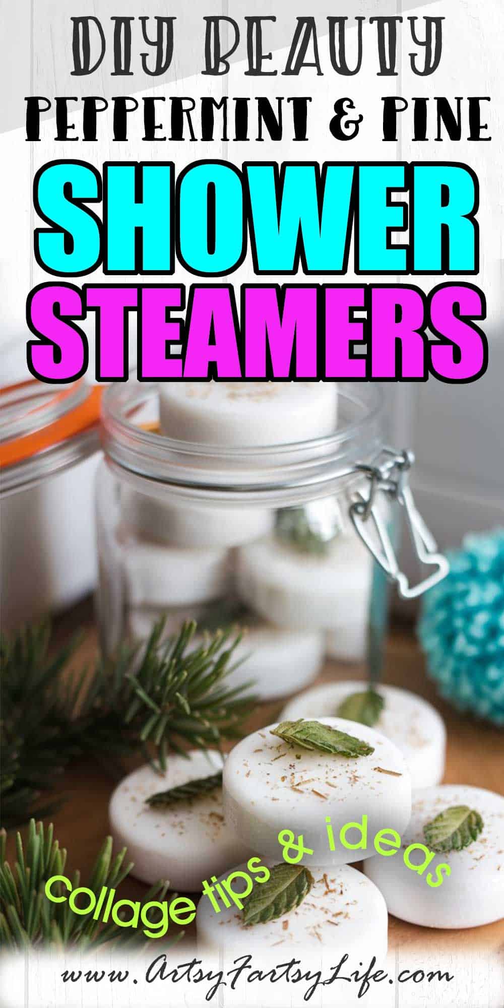 How to Make DIY Pine and Peppermint Shower Steamers: Refresh and ...