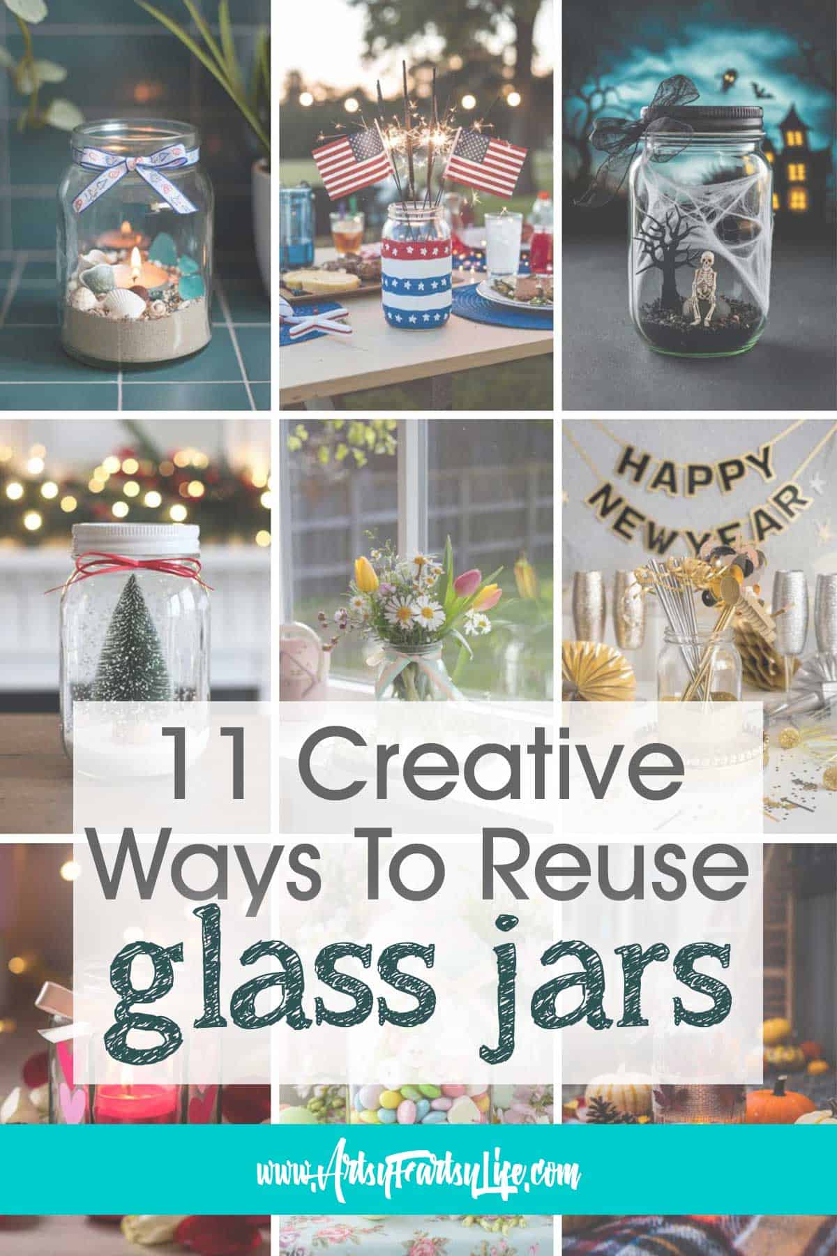 11 Creative Ways to Reuse Glass Jars for Year-Round Holiday and Seasonal Decor