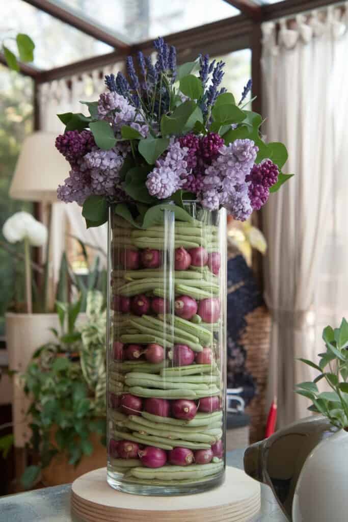 Lavender Dream: Lilacs, Green Beans, and Shallots for Spring