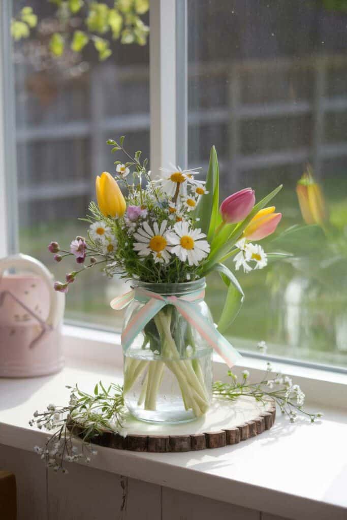 Spring Blooms: DIY Vases for Fresh Flowers