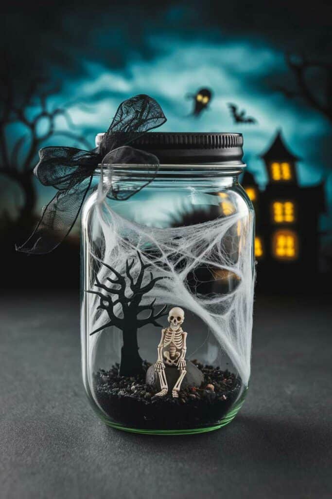 Halloween Fun: Spooky Jar Terrariums