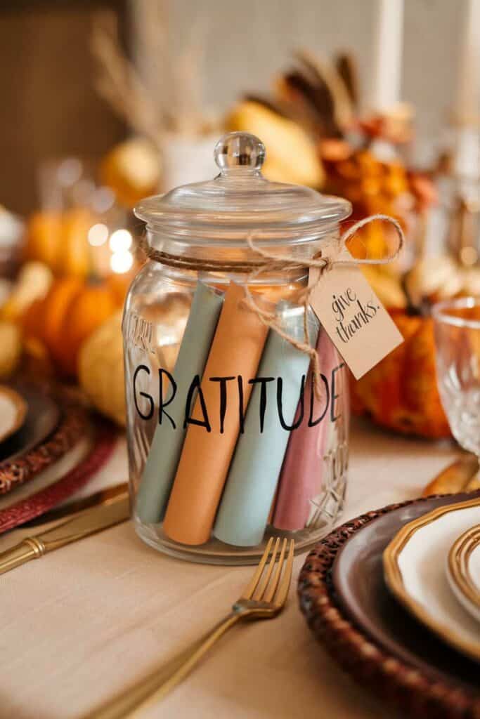 Thanksgiving Charm: Gratitude Jars for the Table