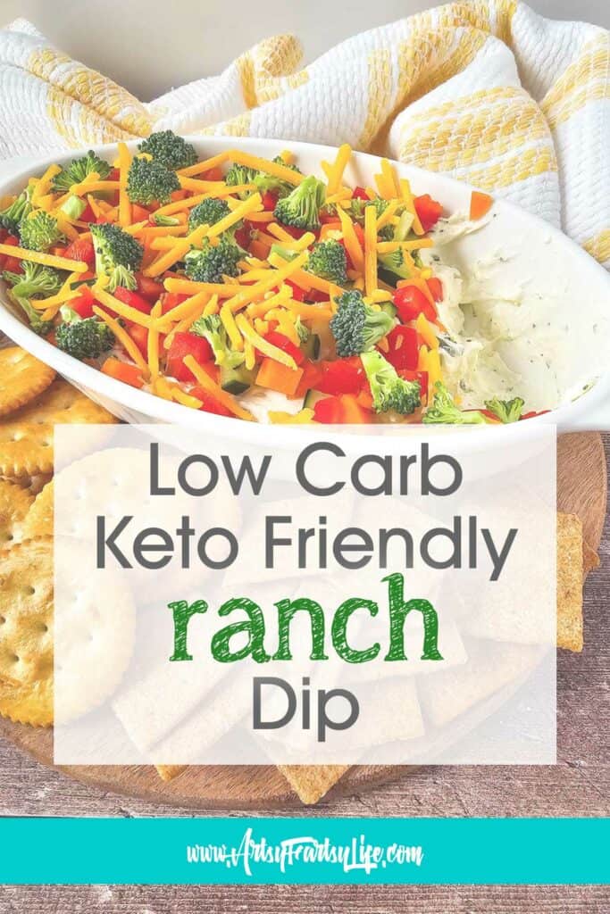 Keto Friendly Ranch Dip - Low Carb Appetizers