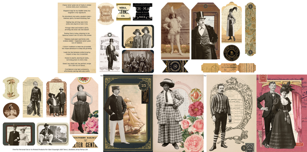 Free Printable Vintage Photos Junk Journal
