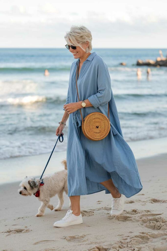 15 Chic Summer Beach Outfit Ideas for Women Over 50