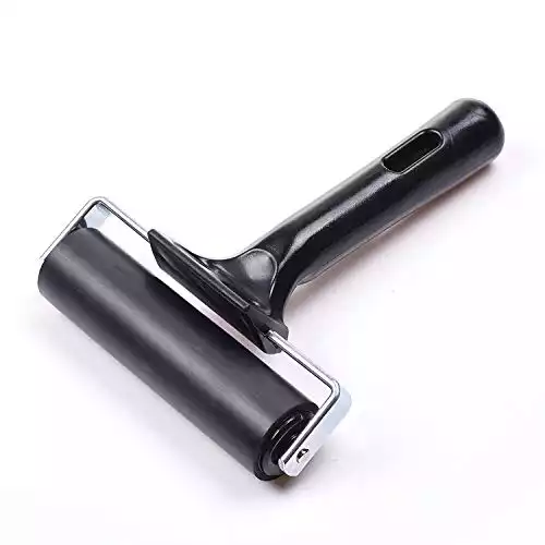 4-Inch Rubber Brayer Roller